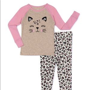 Cheetah Cotton Sleep Set, 2 Piece